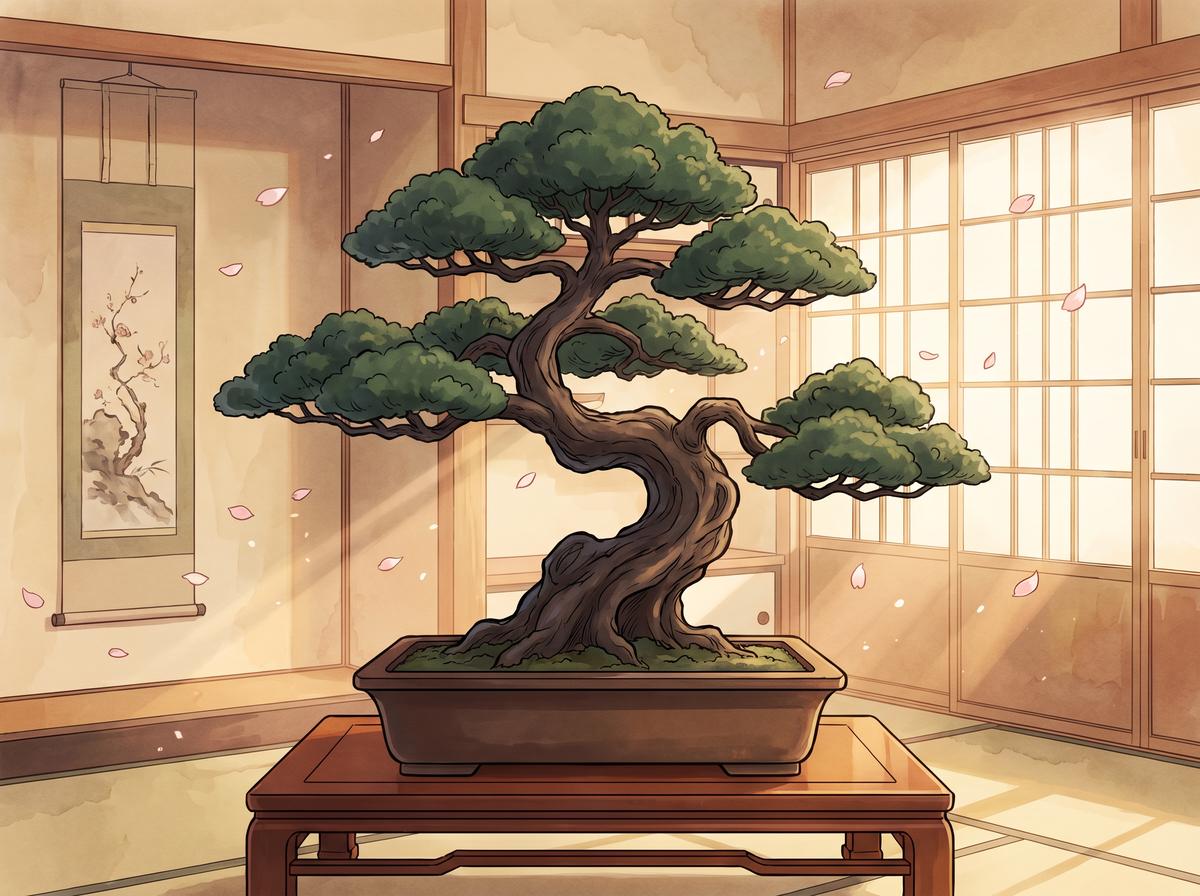 高清视频植物视频-盆景艺术视频演示